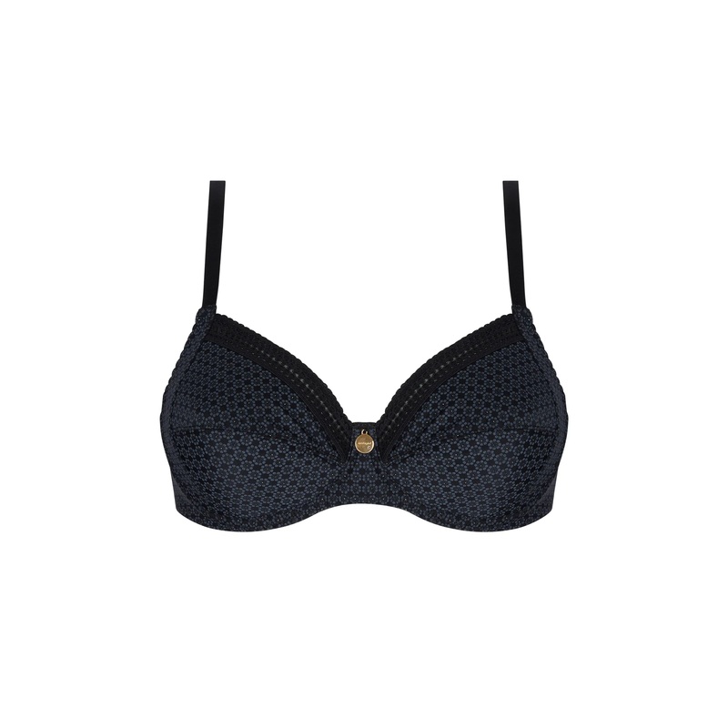 Antigel By Lise Charmel - Daily Paillette Full Cup Bra Noir Pailette