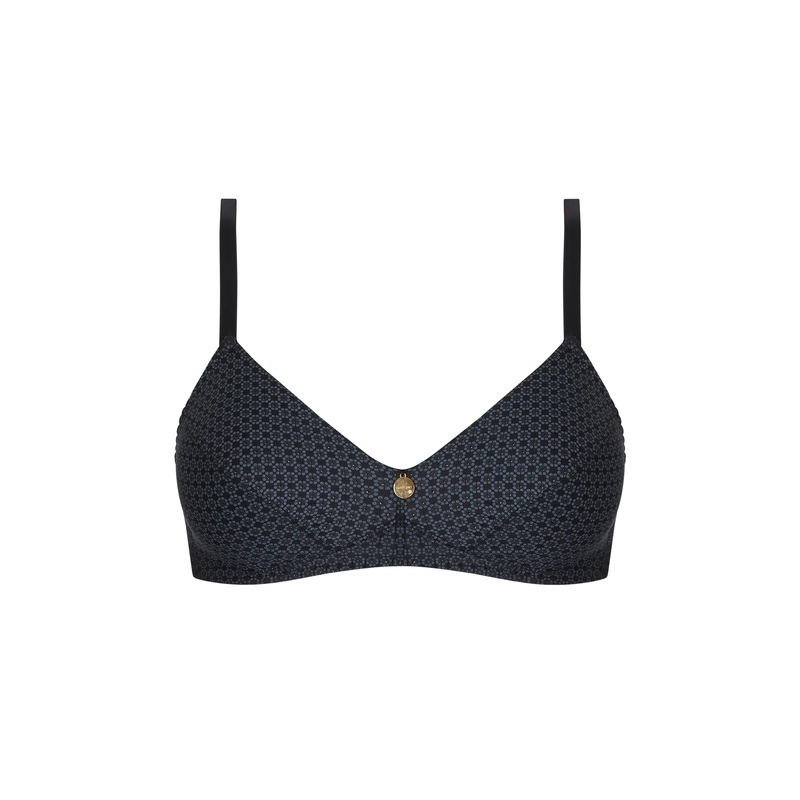 Antigel By Lise Charmel - Daily Paillette Non-Wired Triangle Bra Noir Pailette