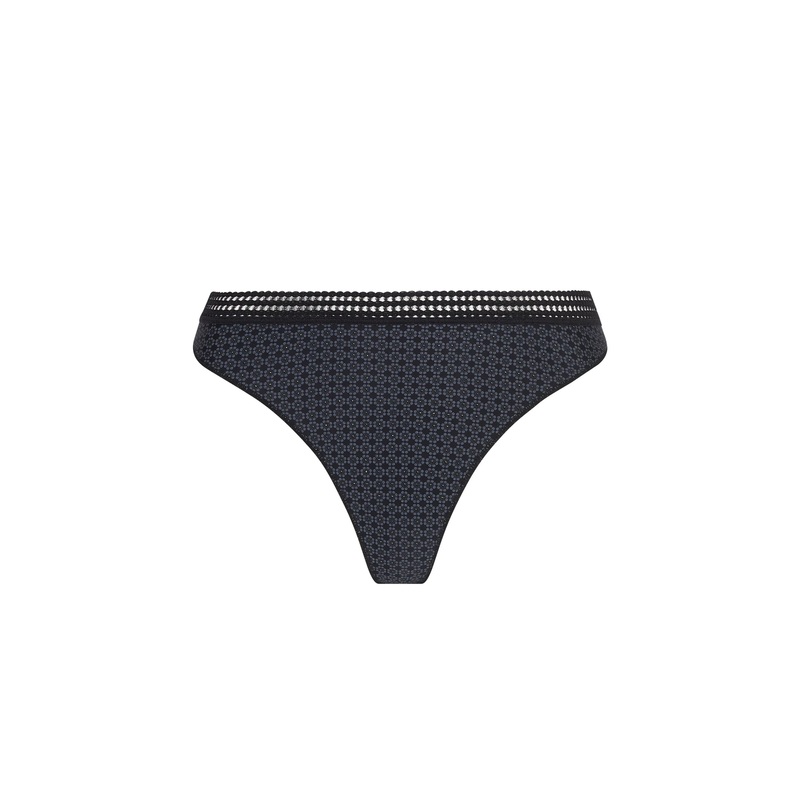 Antigel By Lise Charmel - Daily Paillette Thong Noir Pailette