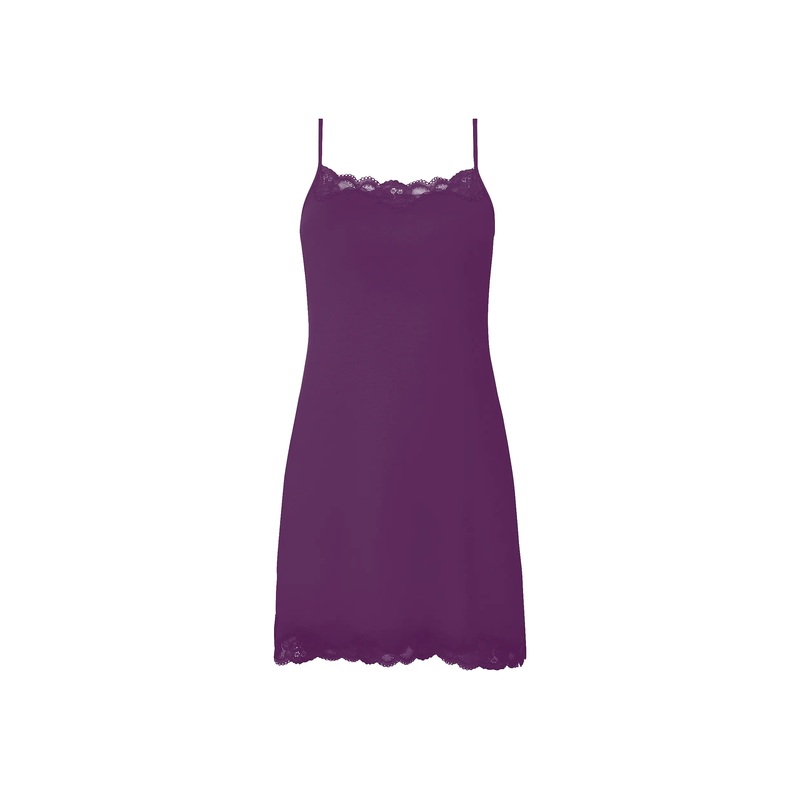 Antigel By Lise Charmel - Simply Perfect Thin Strap Nighty Prune Magic