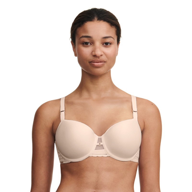 Chantelle - Monogram Half-Cup Memory Bra Golden Beige