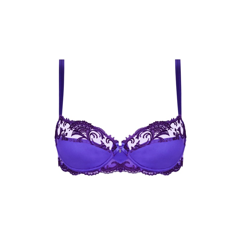 Lise Charmel - Splendeur Soie Half Cup Bra Ocean Bleu