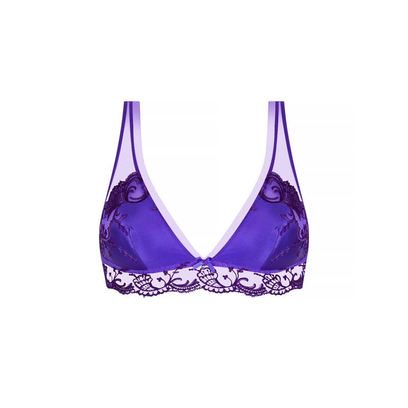 Lise Charmel - Splendeur Soie Non-Wired Triangle Ocean Bleu