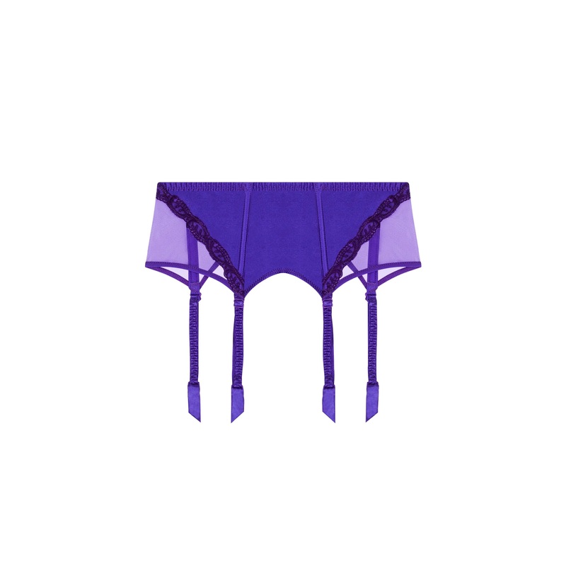 Lise Charmel - Splendeur Soie Suspender Belt Ocean Bleu