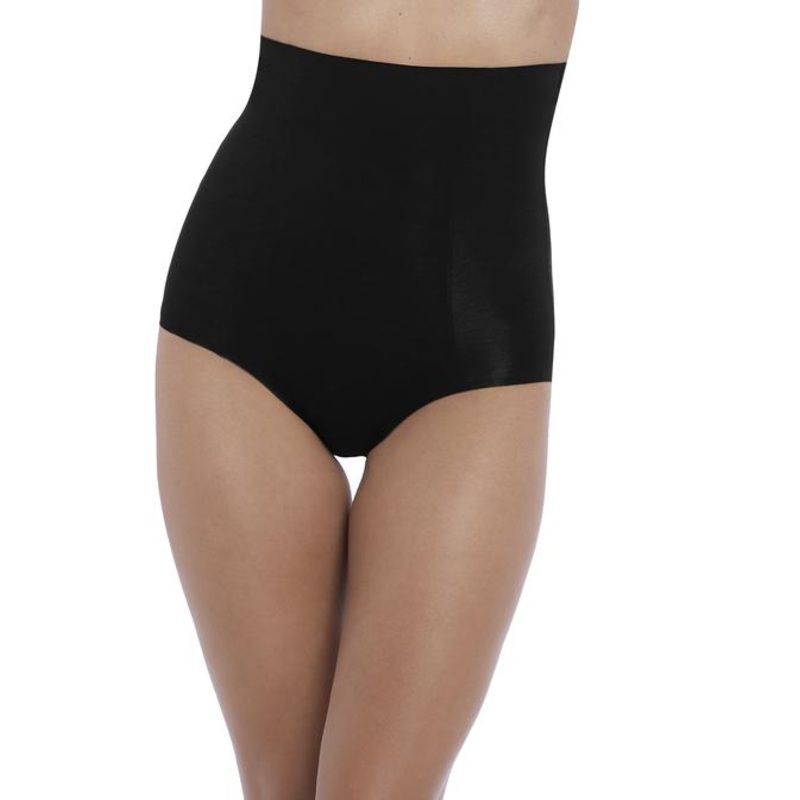 Wacoal - Beyond Naked Cotton Shapewear High Waist Shape Brief Black