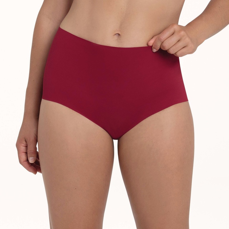 Anita - Pocket Panty High Waist+ Clean Cut Ruby
