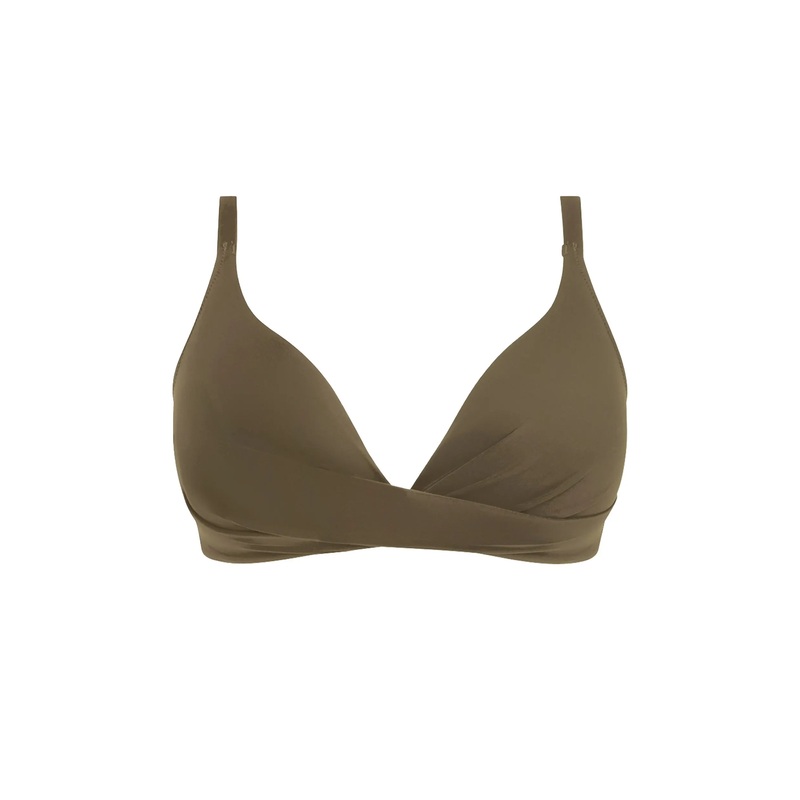 Antigel Swimwear By Lise Charmel - La Chiquissima Wireless Contour Bikini Kaki Chic