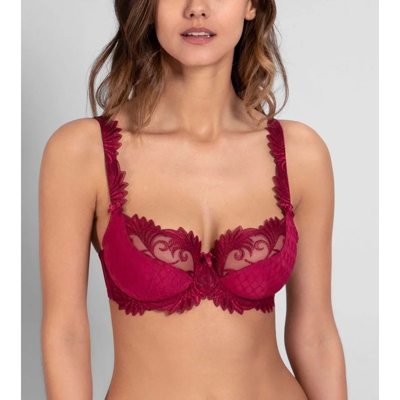 Empreinte - Thalia Microfibre Balcony Bra Sangria
