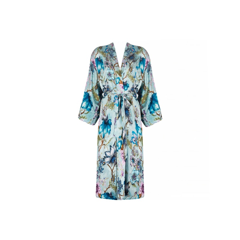 Lise Charmel - Reve En Fleurs Mid-Length Negligee Gown Reve Opale