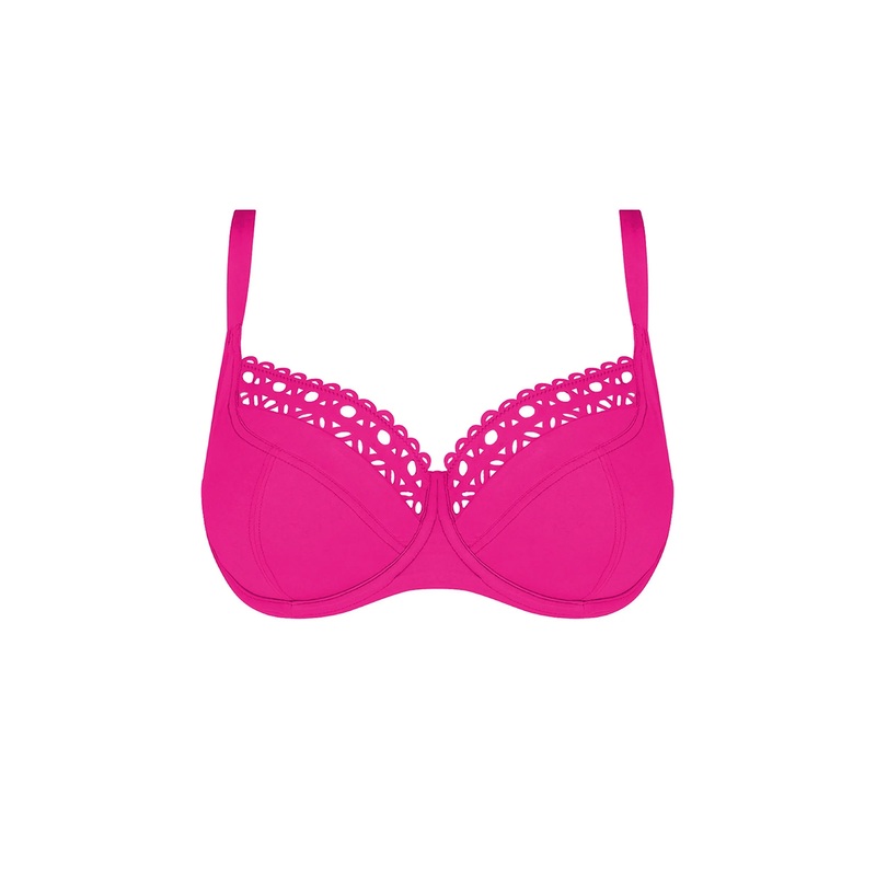 Lise Charmel Swimwear - Ajourage Couture Balconet Top Ajourage Fuchsia