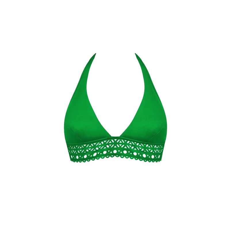 Lise Charmel Swimwear - Ajourage Couture Triangle Bikini Top Ajourage Vert