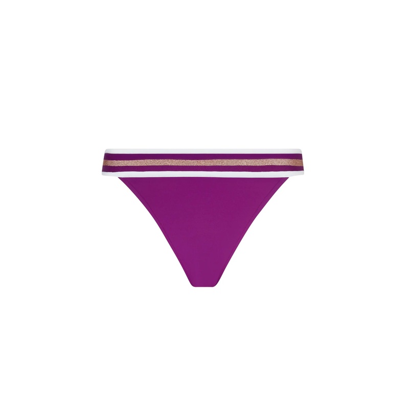 Lise Charmel Swimwear - Energie Nautique Brazilian Low Waist Bikini Cassis Gold