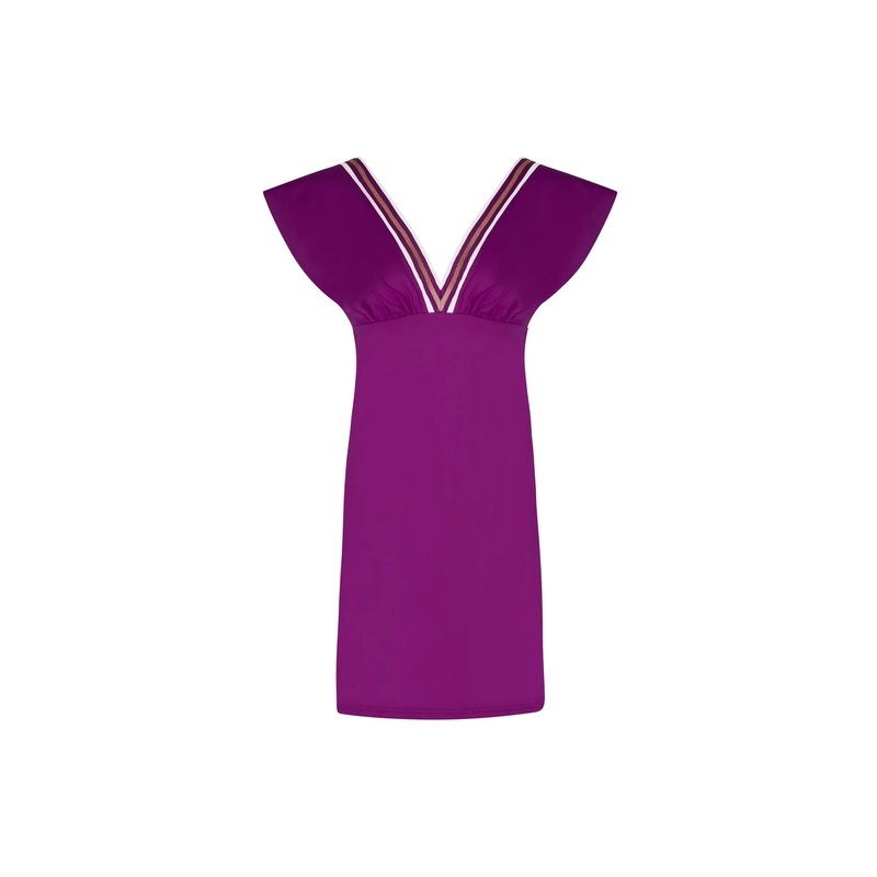 Lise Charmel Swimwear - Energie Nautique Short Sleeved Dress Cassis Gold