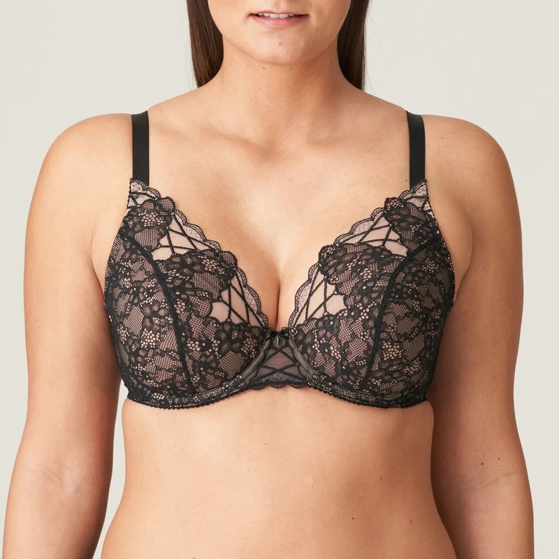 Primadonna - Livonia Half Padded Plunge Bra Black