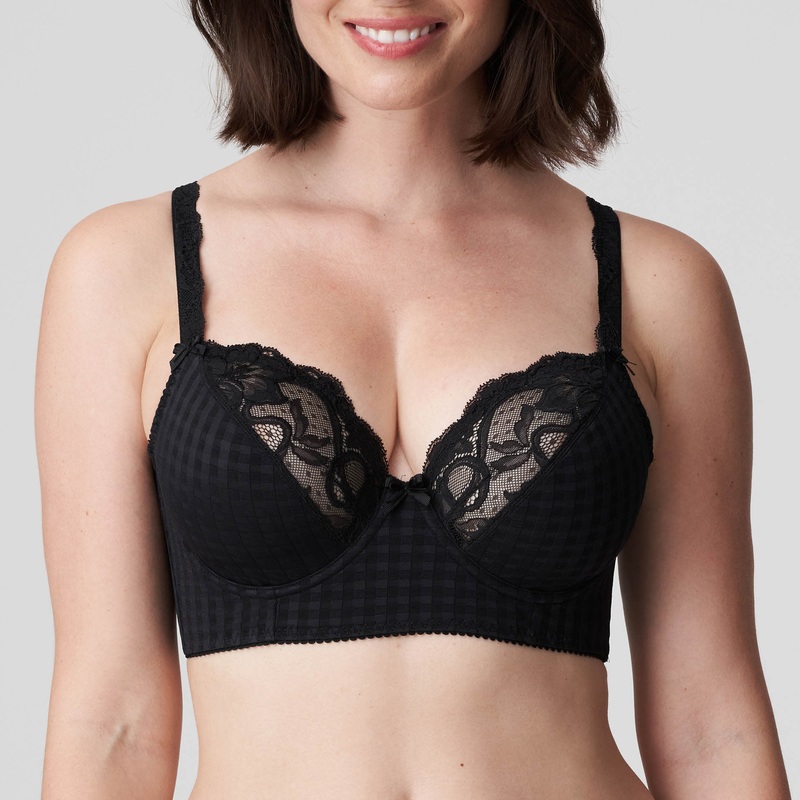 Primadonna - Madison Plunge Bra Longline Black