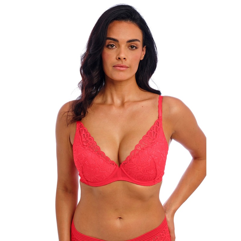 Wacoal - Raffine Underwired Plunge Bra Hibiscus