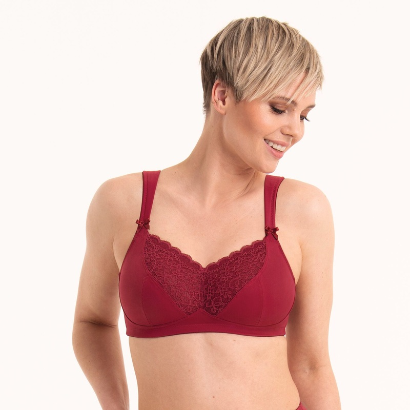 Anita Care - Havanna Post Mastectomy Bra Dark Red