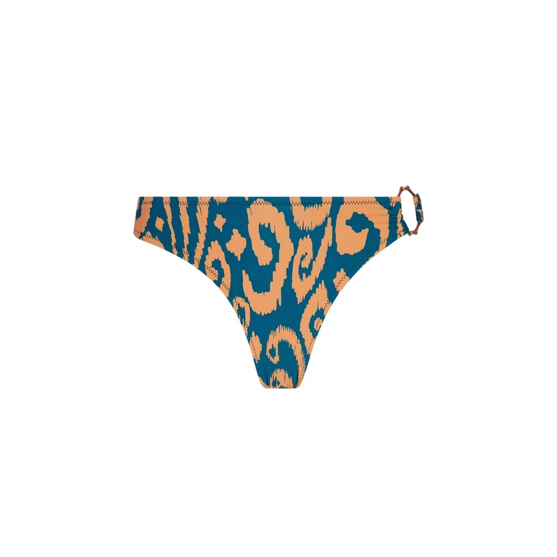 Antigel Swimwear By Lise Charmel - La Balinaise High Cut Bikini Bottom Ikat Vert Orange