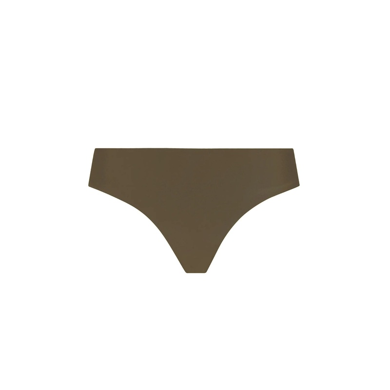 Antigel Swimwear By Lise Charmel - La Chiquissima Brazilian Thong Kaki Chic