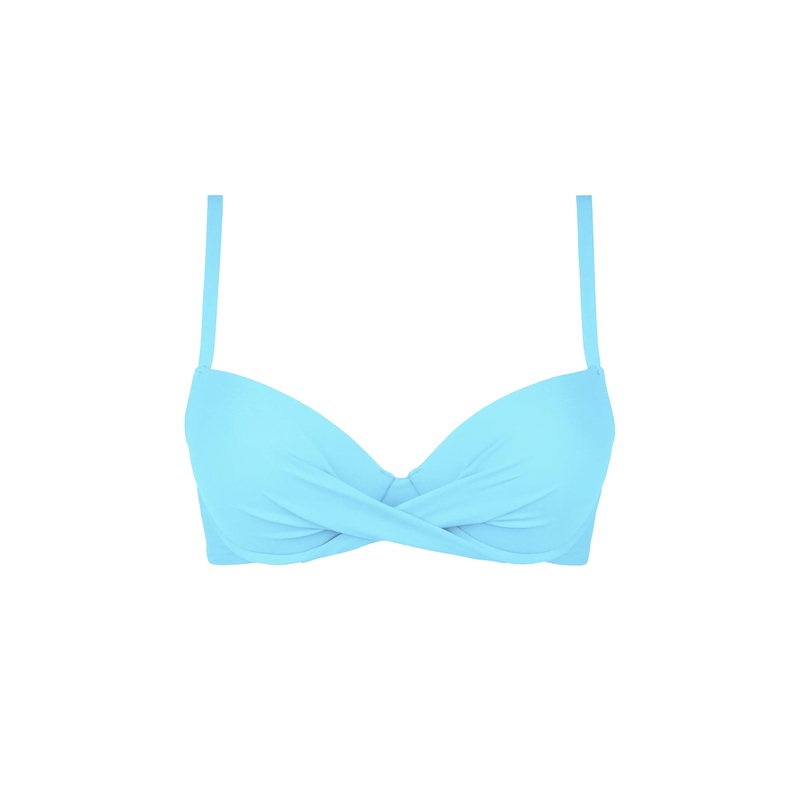 Antigel Swimwear By Lise Charmel - La Chiquissima Padded Bikini Top Turquoise Chic