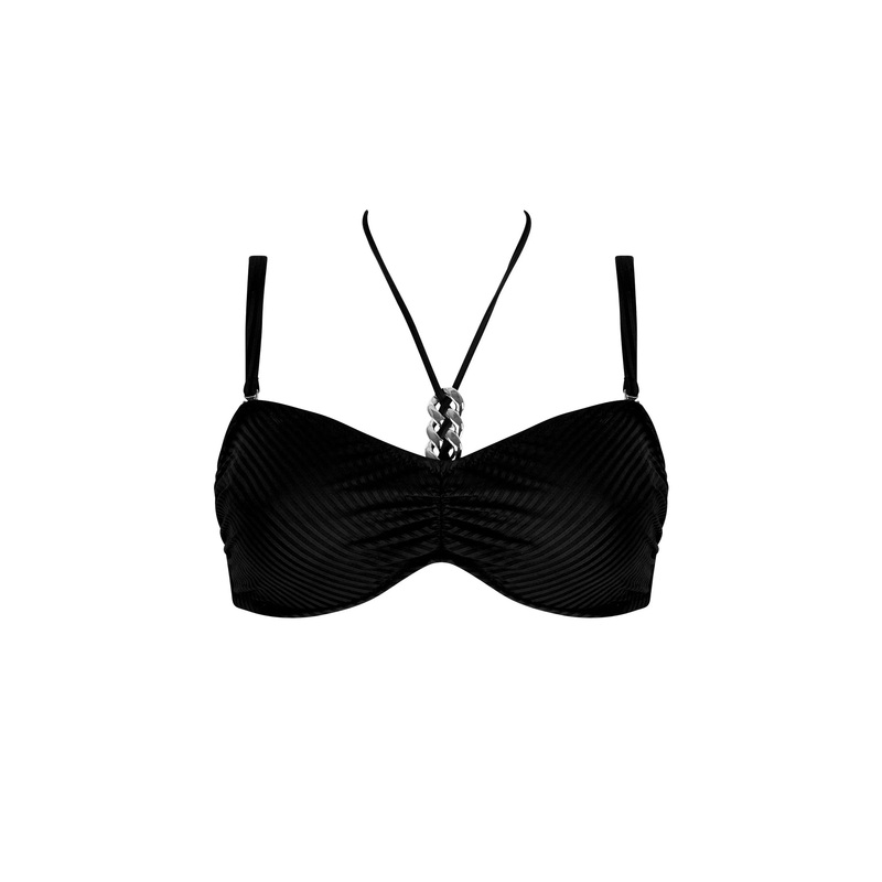 Antigel Swimwear By Lise Charmel - La Stricto Chic Fuller Cup Strapless Bikini Top Noir