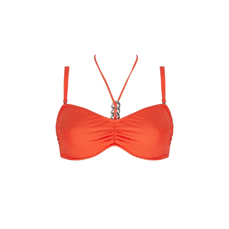 Antigel Swimwear By Lise Charmel - La Stricto Chic Fuller Cup Strapless Bikini Top Stricto Orange