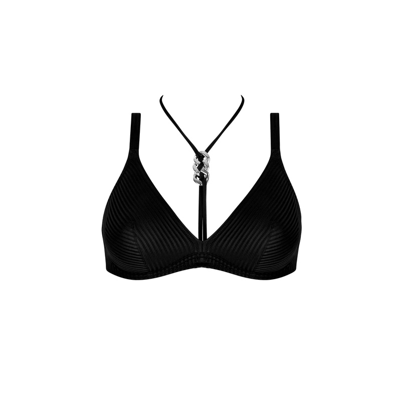 Antigel Swimwear By Lise Charmel - La Stricto Chic Plunge Bikini Noir