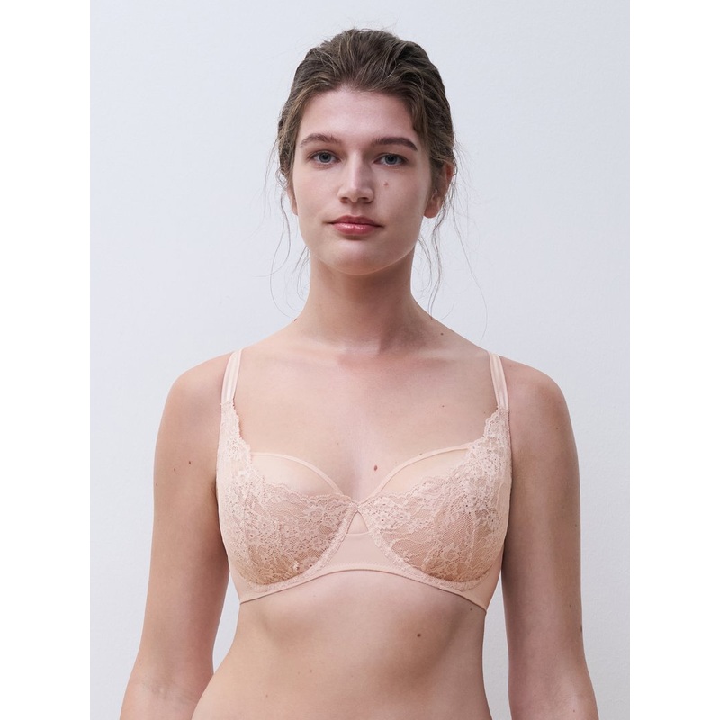 Chantelle - Crush Half-Cup Support Bra Dusky Pink