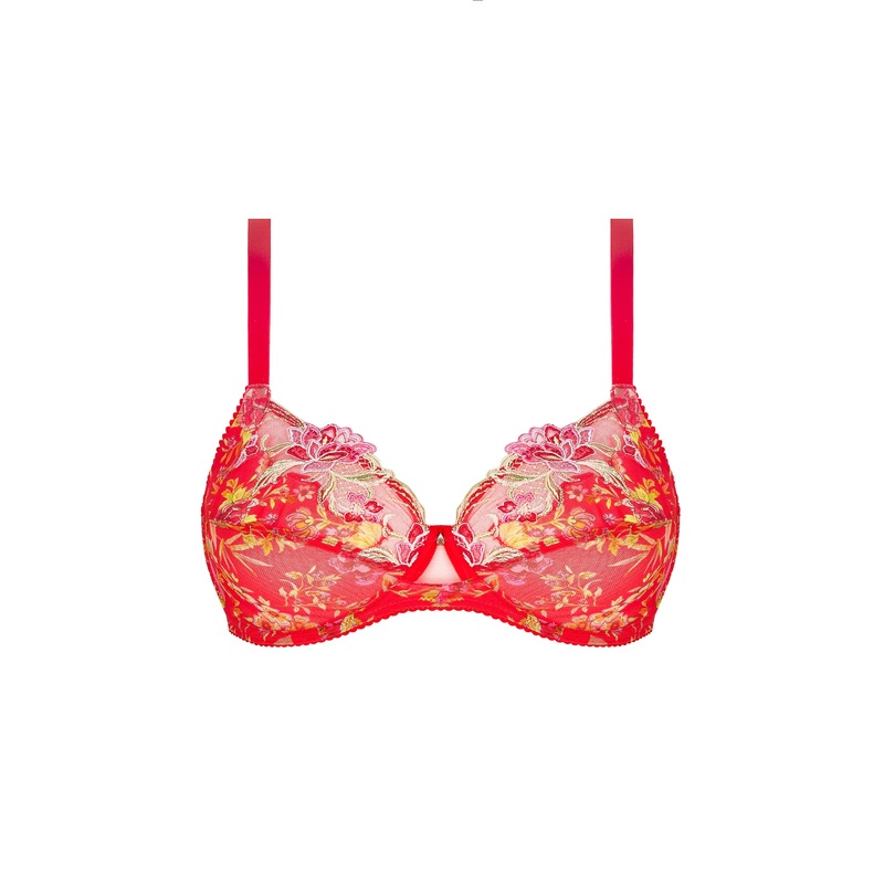 Lise Charmel - Foret Rubis 3 Parts Full Cup Bra Santal Rouge