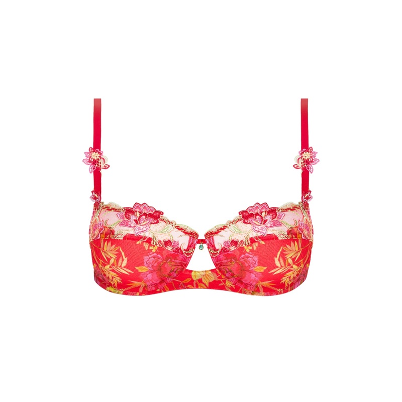 Lise Charmel - Foret Rubis Half Cup Bra Santal Rouge