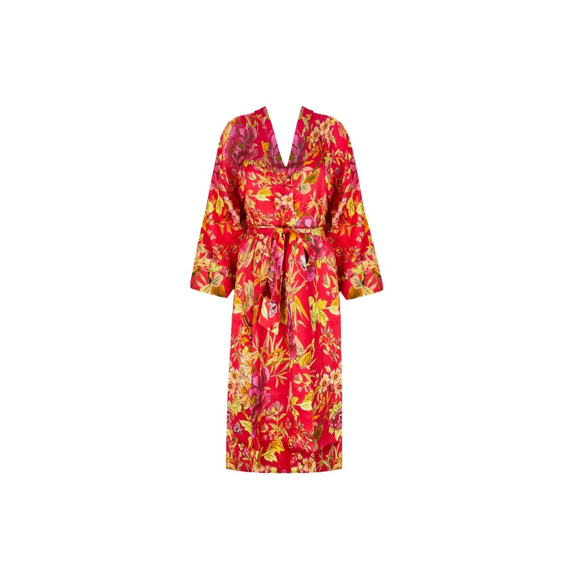 Lise Charmel - Foret Rubis Mid-Length Negligee Gown Santal Rouge