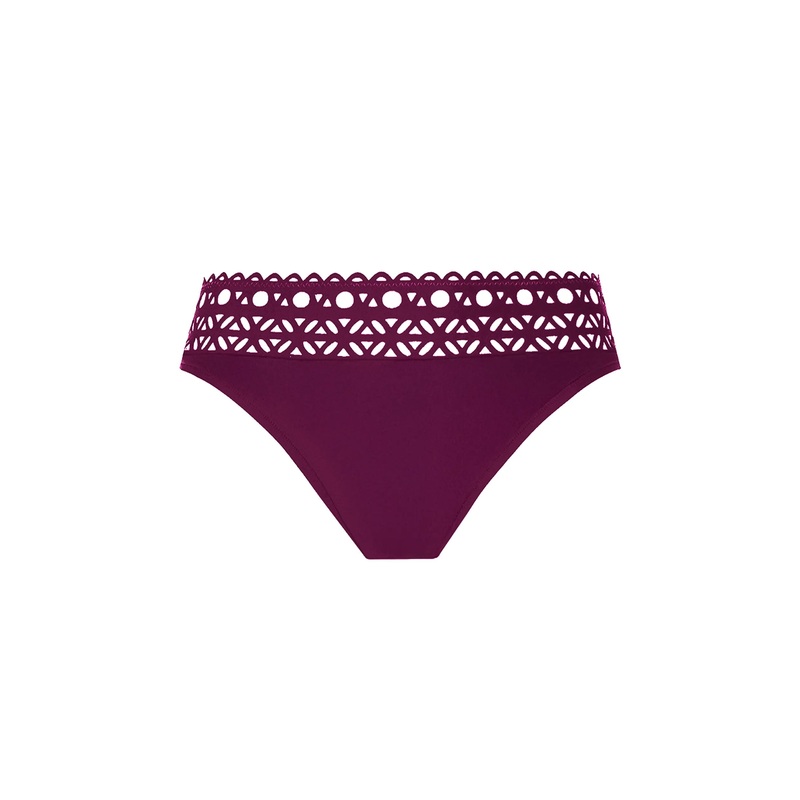 Lise Charmel Swimwear - Ajourage Couture Brazilian Low Waist Bikini Ajourage Prune