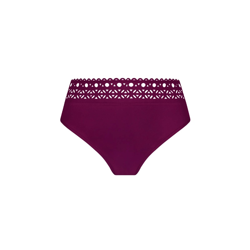 Lise Charmel Swimwear - Ajourage Couture High Waist Adjustable Bikini Ajourage Prune