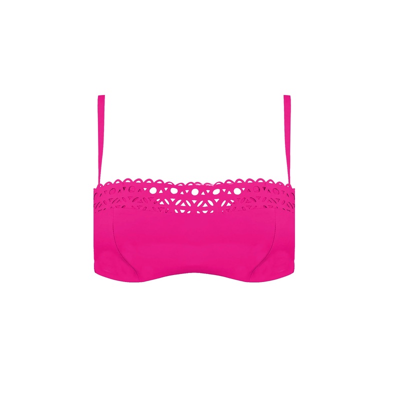 Lise Charmel Swimwear - Ajourage Couture Padded Strapless Bikini Ajourage Fuchsia