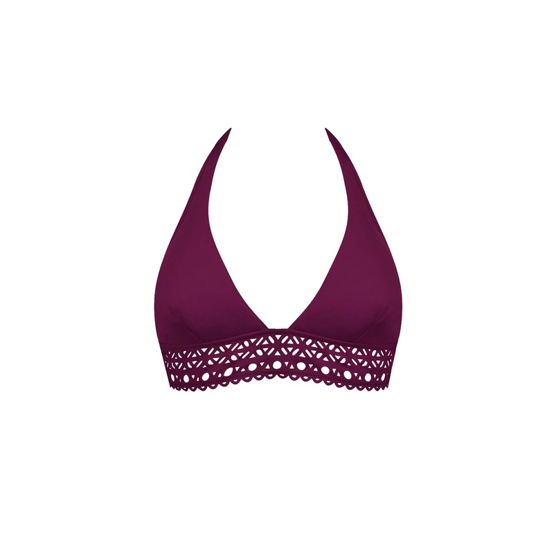 Lise Charmel Swimwear - Ajourage Couture Triangle Bikini Ajourage Prune