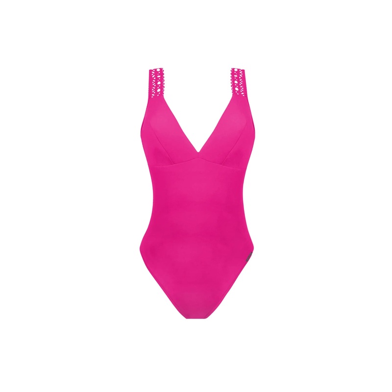 Lise Charmel Swimwear - Ajourage Couture Unwired Swimsuit Ajourage Fuchsia