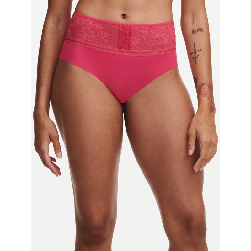 Passionata - Olivia High-Waisted Full Brief Lipstick Pink