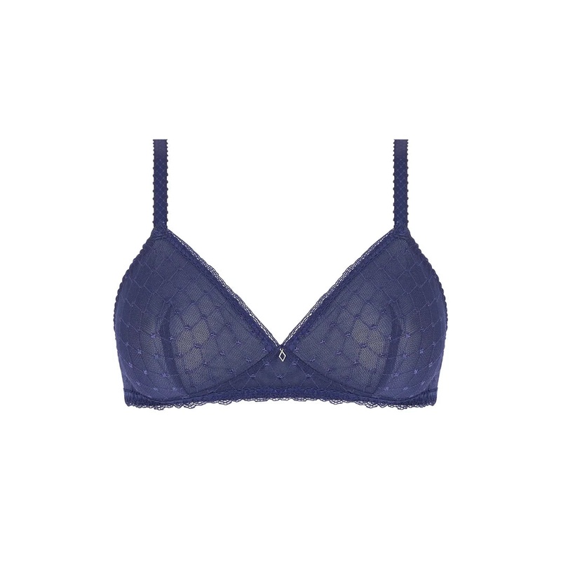 Antigel By Lise Charmel - Agenda Plaisir Wireless Triangle Bra Marine Plaisir