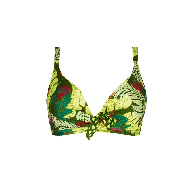 Antigel Swimwear By Lise Charmel - La Venus Nature Non-Wired Padded Bikini Top Vert Tropic