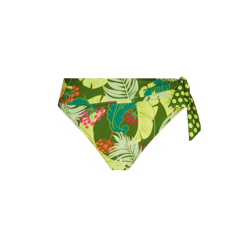 Antigel Swimwear By Lise Charmel - La Venus Nature Wide Side And Bottom Bikini Brief Vert Tropic
