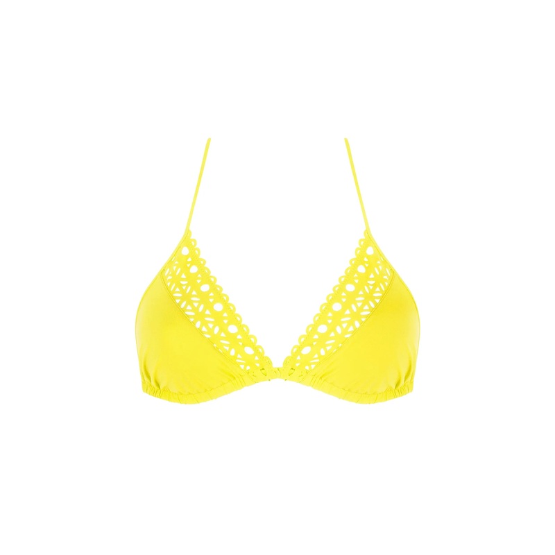Lise Charmel Swimwear - Ajourage Couture Soft Padded Triangle Bikini Ajourage Jaune