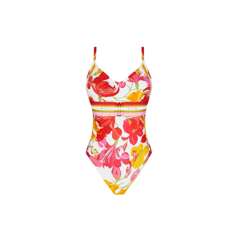 Lise Charmel Swimwear - Envolee Florale Full Cup Underwired Swimsuit Bouquet Floral