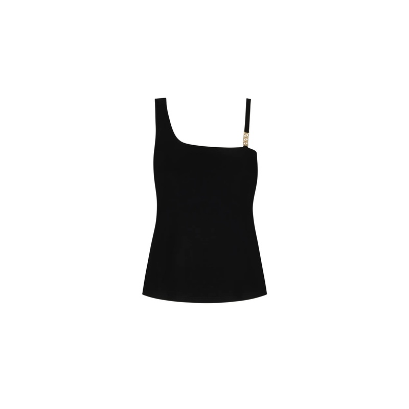 Lise Charmel Swimwear - Horizon Boreal Asymemetrical Top Noir Boreal