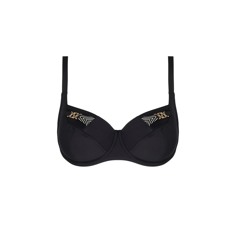 Lise Charmel Swimwear - Horizon Boreal Balconet Top Noir Boreal