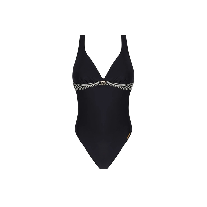 Lise Charmel Swimwear - Horizon Boreal Unwired Swimsuit Noir Boreal
