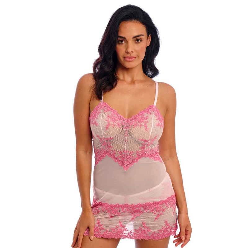 Wacoal - Embrace Lace Chemise Ballet Slipper/Chateau Rose