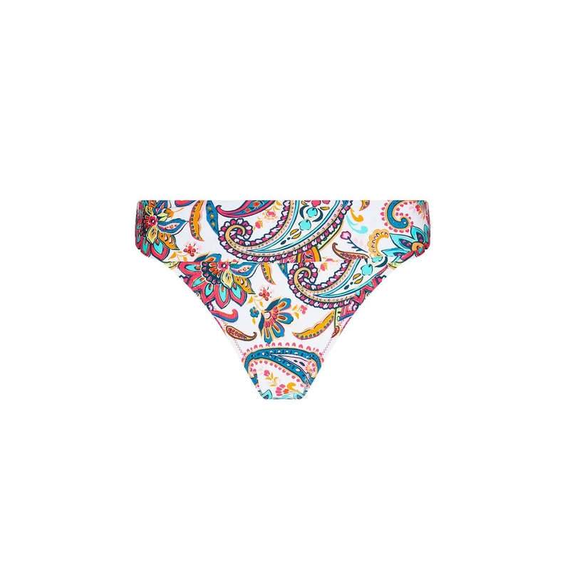 Antigel Swimwear By Lise Charmel - La Bayadere Bikini Brief Wide Side And Bottom Blanc Flashy