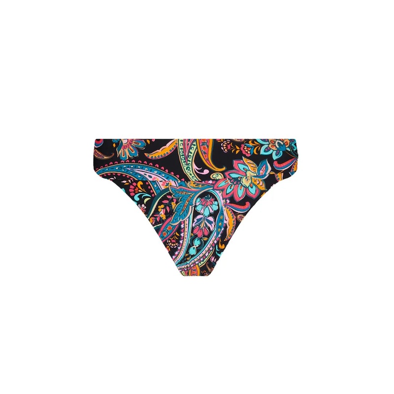 Antigel Swimwear By Lise Charmel - La Bayadere Bikini Brief Wide Side And Bottom Noir Flashy