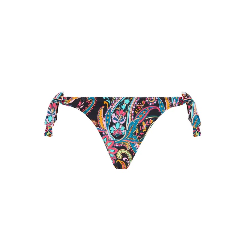 Antigel Swimwear By Lise Charmel - La Bayadere Bikini With Narrow Sides Noir Flashy