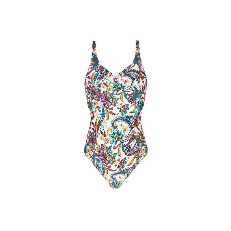 Antigel Swimwear By Lise Charmel - La Bayadere Full Cup Underwired Swimsuit Blanc Flashy